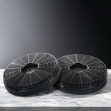 Devanti Replacement Carbon Filters for Ductless Range Hoods - Odour Absorbing Charcoal Filters