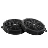 Devanti Replacement Carbon Filters for Ductless Range Hoods - Pyramid Range Hood Compatible - Side View