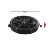 Devanti Replacement Carbon Filters for Ductless Range Hoods - Pyramid Range Hood Compatible - Top-Down View