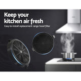 Devanti Replacement Carbon Filters for Ductless Range Hoods - Pyramid Range Hood Compatible - Front View