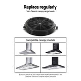 Devanti Replacement Carbon Filters for Ductless Range Hoods - Pyramid Range Hood Compatible - Close-Up Angle
