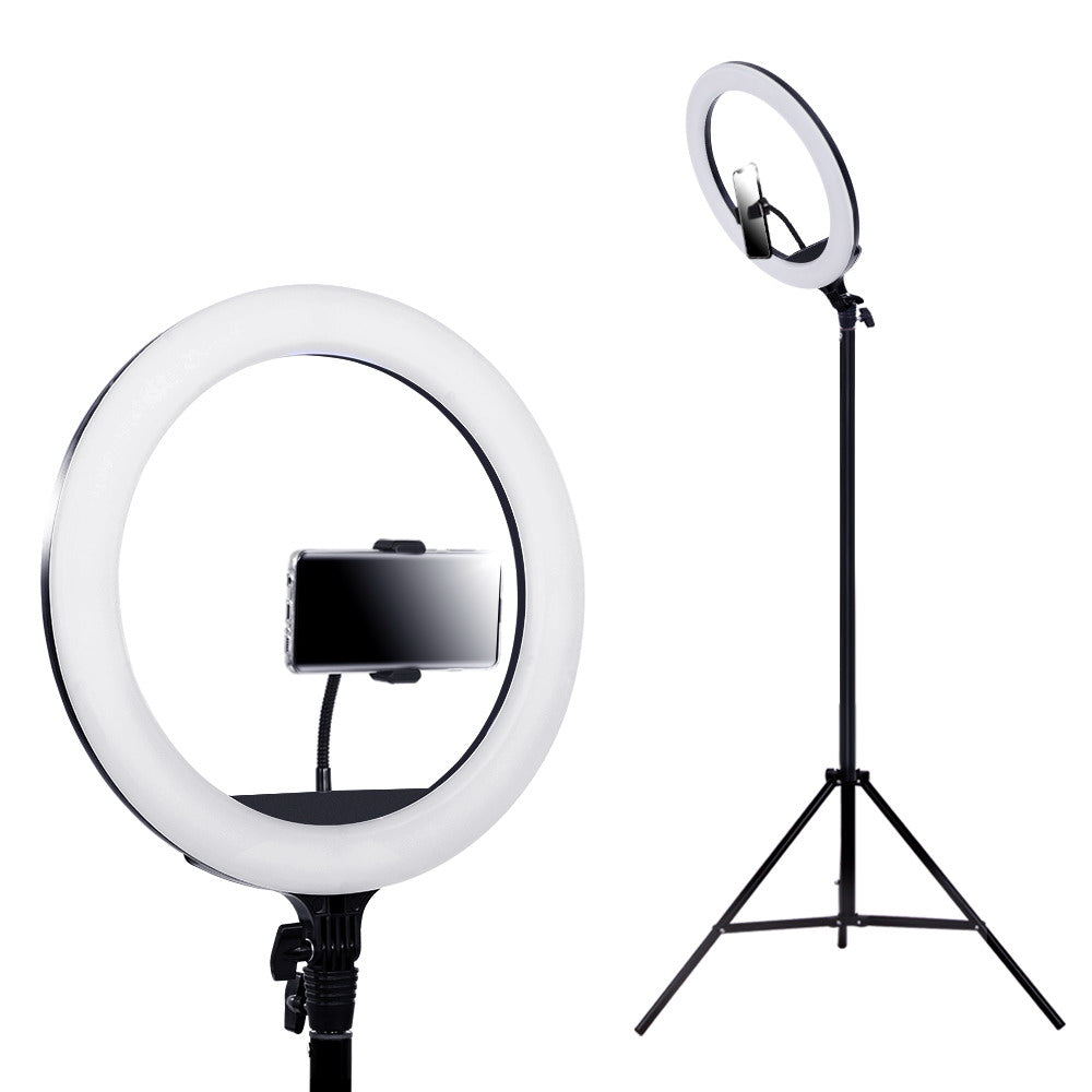 Embellir 14" Dimmable LED Ring Light with Adjustable Stand for Makeup and Photography