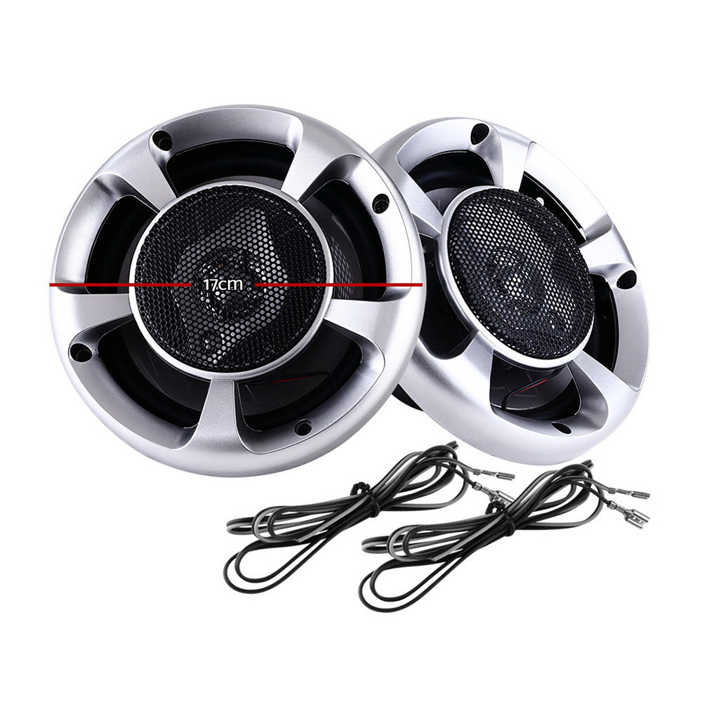 Dual 6.5-Inch LED Illuminated Car Speaker System