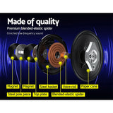 Dual 6.5-Inch LED Illuminated Car Speaker System - Top-Down View