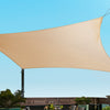 Instahut Shade Sail Cloth Rectangle Shadesail Heavy Duty Sand Sun Canopy 3x5m