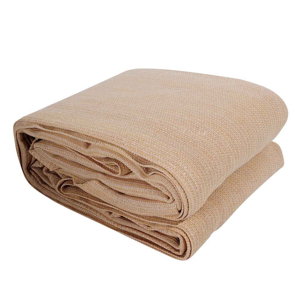 Commercial Grade 6x6m Sand Beige UV-Resistant Shade Sail Canopy for All-Weather Protection