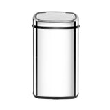 58L Automatic Stainless Steel Sensor Trash Bin - Top-Down View