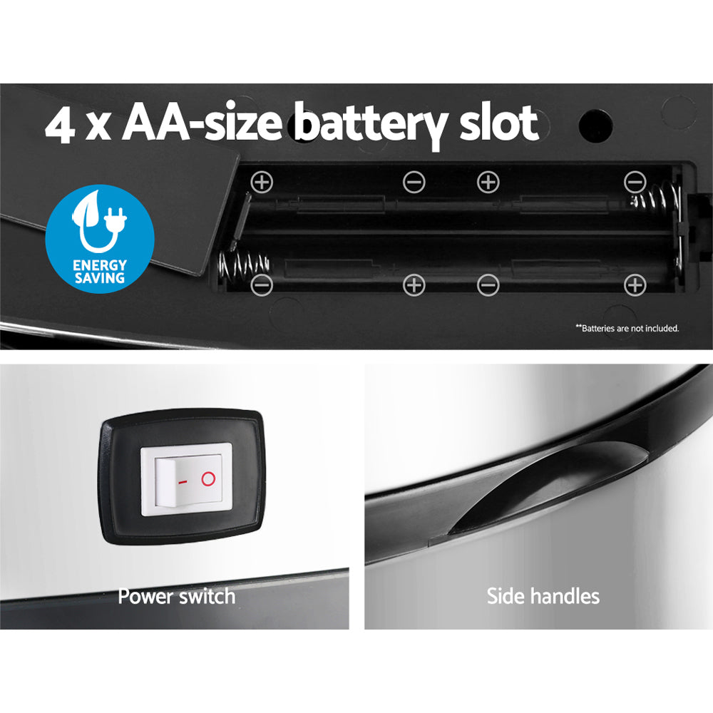 58L Automatic Stainless Steel Sensor Trash Bin