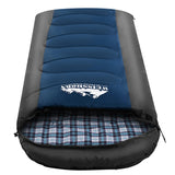 Weisshorn All-Weather Sleeping Bag -20°C to 10°C for Camping and Hiking - Lightweight and Compact Navy Thermal Bag - Front View