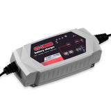 15A Smart Automatic Battery Charger for 12V/24V Cars, Trucks, Boats, and Motorcycles - Intelligent Microprocessor with 10 Modes and 6-Way Protection - Front View