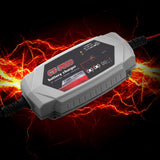 Automatic 7A Smart Battery Charger for 12V & 24V Cars, Trucks, Boats, and Motorcycles with Advanced Safety Features - Close-Up Angle