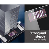 Smart Bluetooth Health Monitoring Scale with 180KG Capacity - Close-Up Angle
