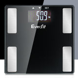 Everfit Advanced Digital Body Composition Scale with BMI and Body Fat Measurement - Close-Up Angle