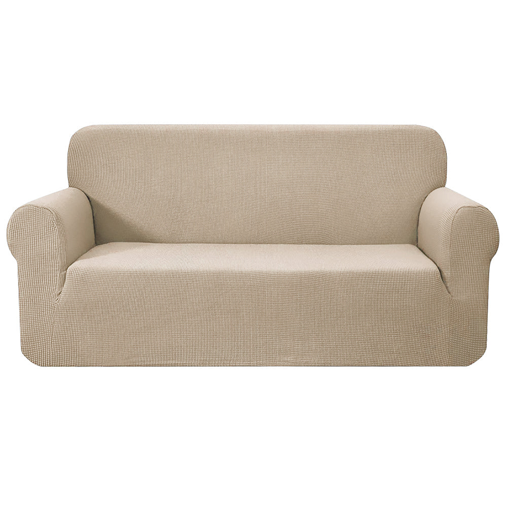 Artiss Stretchable 3-Seater Sofa Slipcover Protector - Sand Color