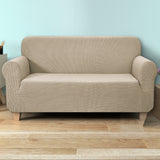 Artiss Stretchable 3-Seater Sofa Slipcover Protector - Sand Color