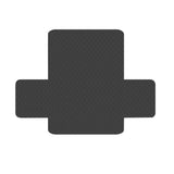 Quilted Dark Grey Sofa Protector Slipcover for 2-Seater Couch by Artiss - Top-Down View