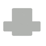 Artiss Quilted Microfibre Sofa Cover for 2-Seater Couch - Grey Lounge Protector - Front View