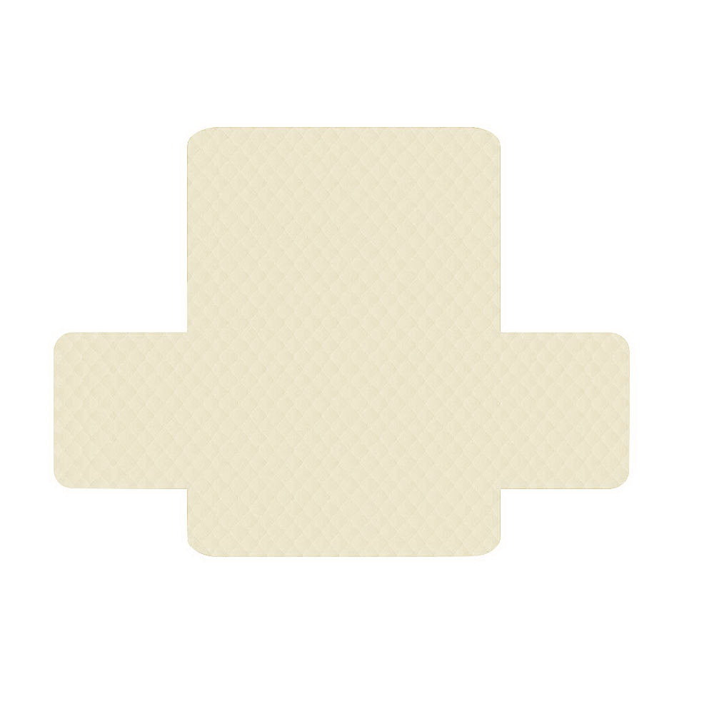 Quilted Khaki Sofa Protector Cover for 2-Seater Couch by Artiss