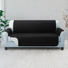 Artiss Sofa Cover Quilted Couch Covers Lounge Protector Slipcovers 3 Seater Black