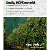 50% UV-Protection Green Shade Cloth Roll - 3.66m x 20m, 100gsm - Close-Up Angle