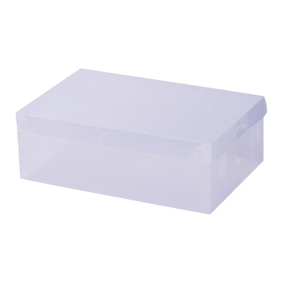 20-Pack Clear Stackable Shoe Organizer Boxes