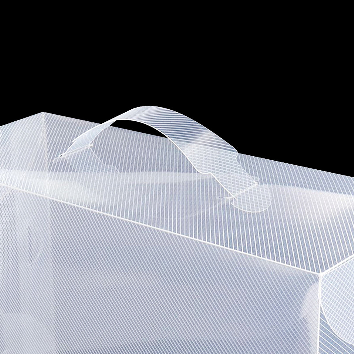 20-Pack Clear Stackable Shoe Organizer Boxes