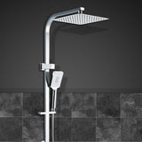 Cefito 10 High Pressure Dual Shower Head Set with Handheld and Overhead in Chrome Finish