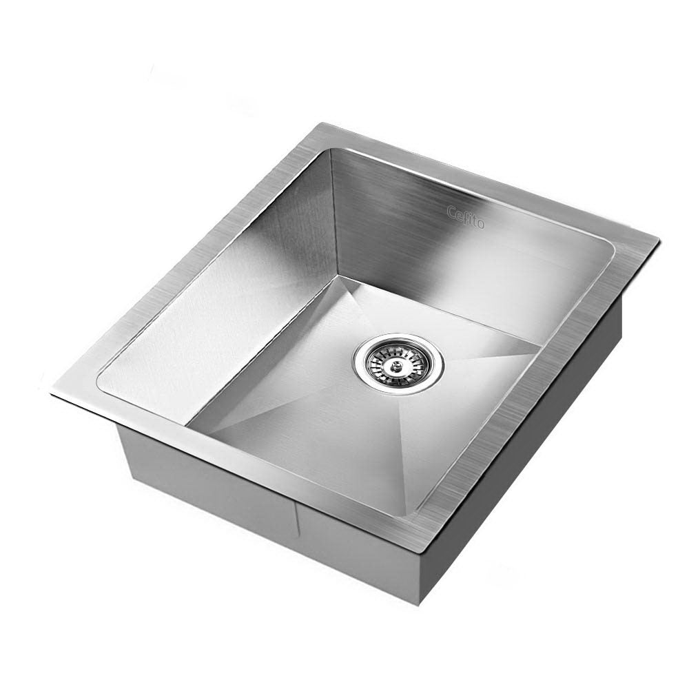 Cefito 39cm x 45cm Luxurious 304 Stainless Steel Kitchen Sink - Multiple Installation Styles