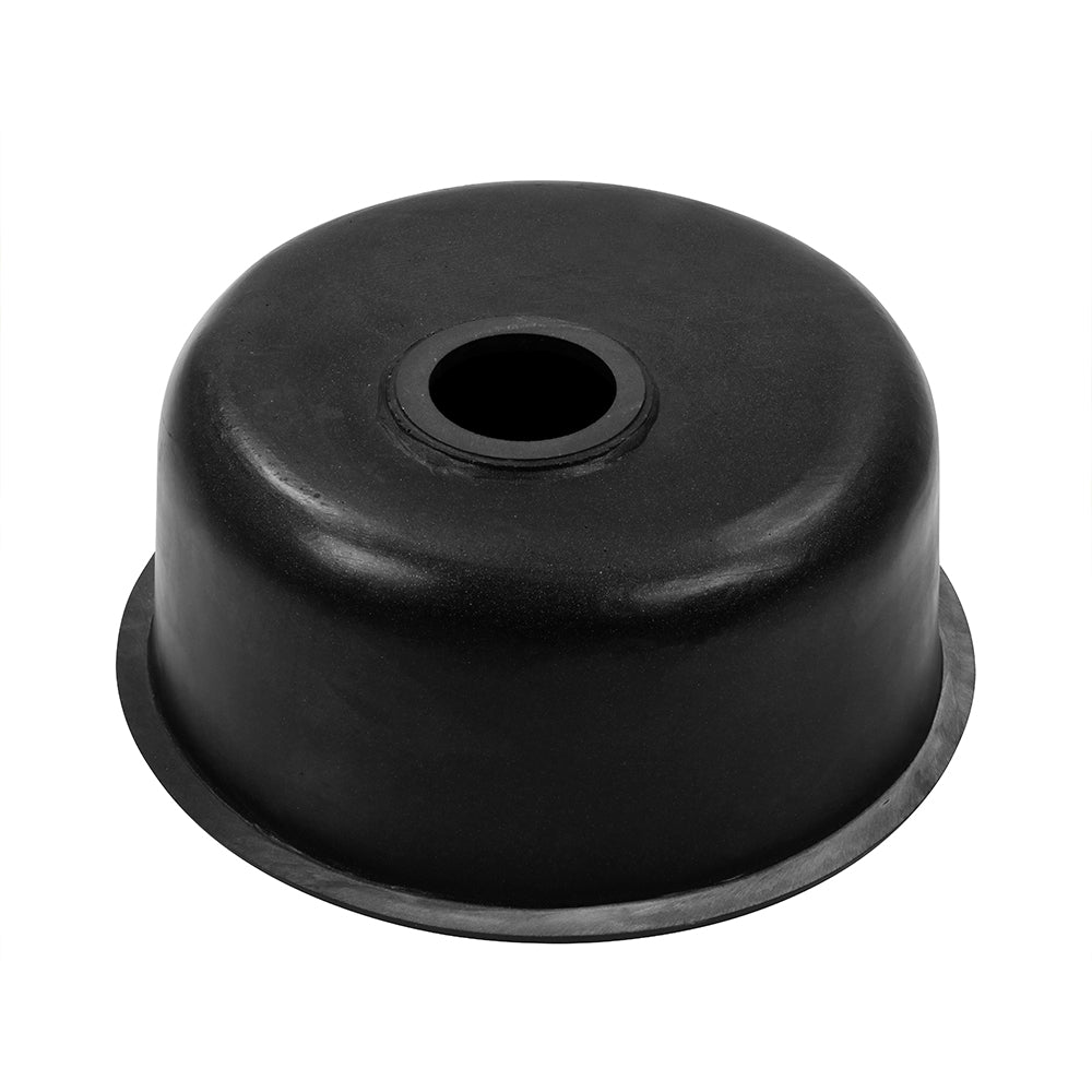 Cefito 430MM Round Black Granite Kitchen Sink - Stylish Under/Topmount Basin for Modern Kitchens