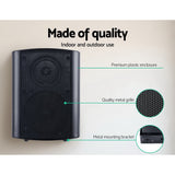 Indoor Outdoor 2-Way Wall Speakers for Home Audio & TV - 150W Stereo Sound System