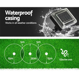 12-Pack Gardeon Solar Ultrasonic Snake Deterrent - Multi-Pulse Repeller for Outdoor Safety