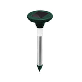 Gardeon 8-Piece Solar-Powered Ultrasonic Snake & Pest Deterrent with LED Light - Front View