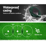 Gardeon 8-Piece Solar-Powered Ultrasonic Snake & Pest Deterrent with LED Light - Rear View