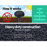 20-Pack Eco-Friendly Solar Snake Deterrents for Safe Outdoor Spaces - 45-Degree Angle