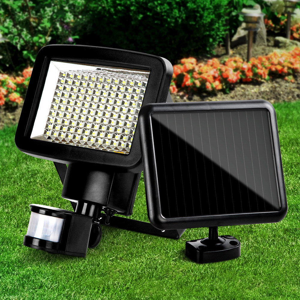 Set of 2 Ultra Bright 120 LED Solar Motion Sensor Security Lights