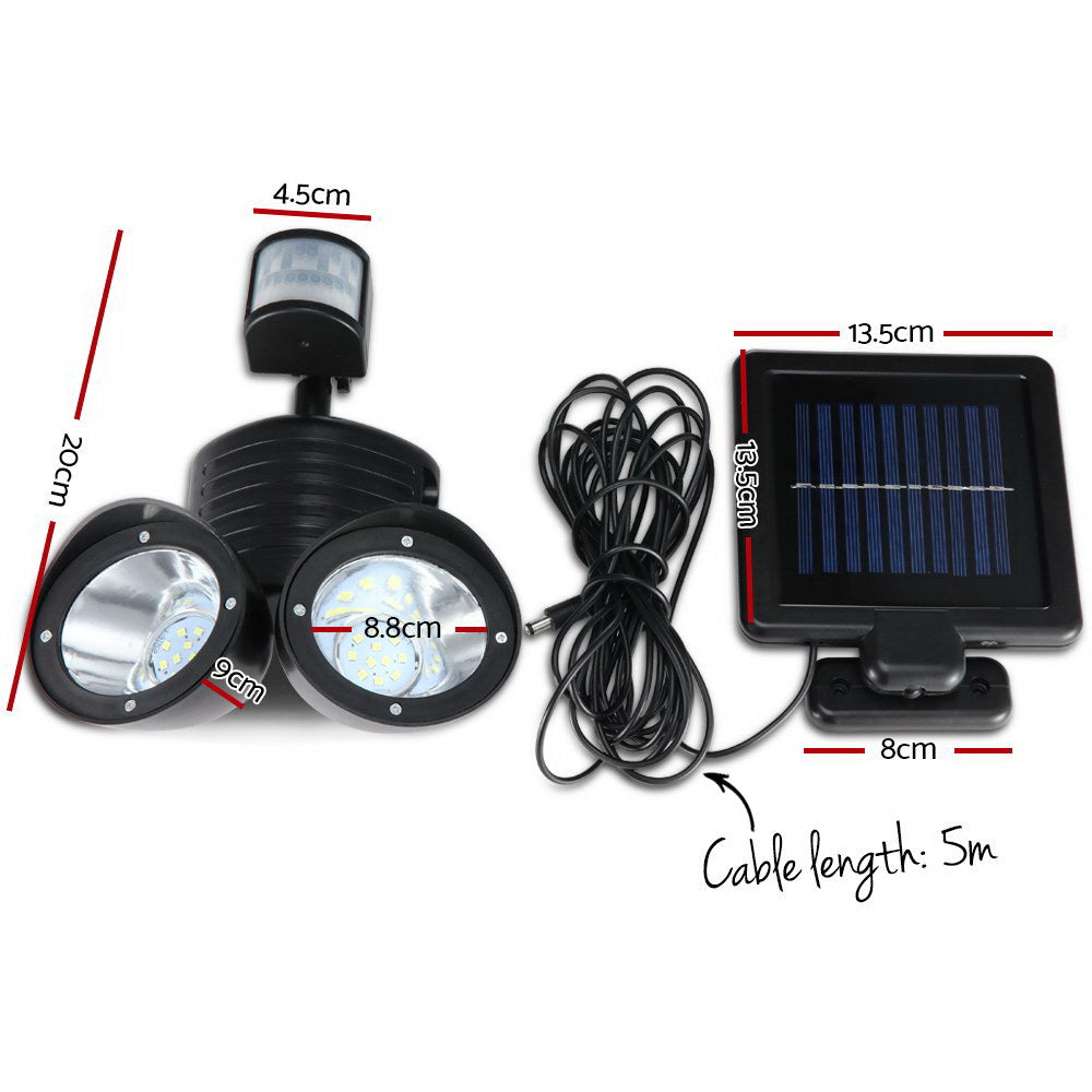 22 Bright Solar Motion-Activated Floodlight with 22 LEDs
