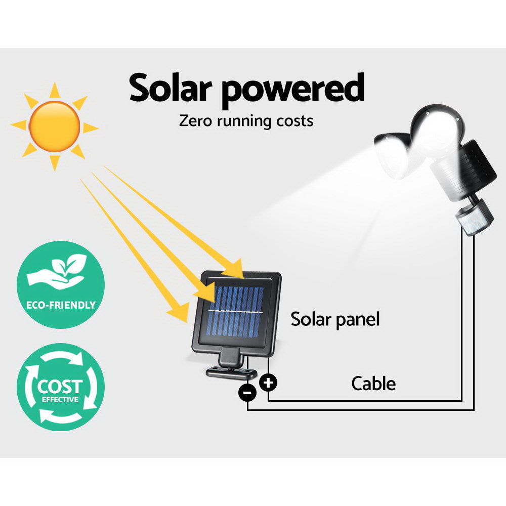 22 Bright Solar Motion-Activated Floodlight with 22 LEDs
