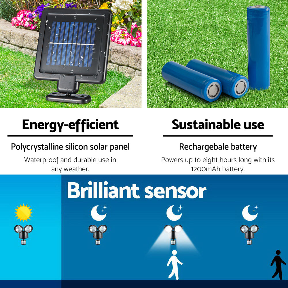 22 Bright Solar Motion-Activated Floodlight with 22 LEDs