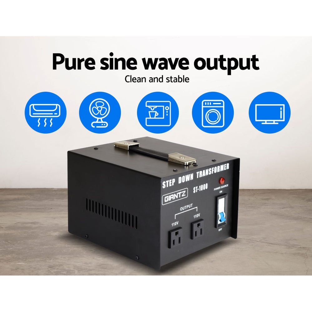 Giantz 1000W Voltage Converter for USA Appliances
