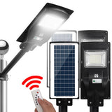 Set of 2 High-Power 90W LED Solar Motion Sensor Flood Lights for Outdoor Use