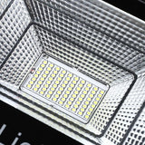 60W Solar-Powered LED Flood Light with Remote Control for Outdoor Security and Garden Lighting - Side View