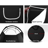 Premium HVLP Spray Tan Machine Kit with Tent and Gun - 700W Sunless Tanning System - Top-Down View