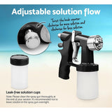 Premium HVLP Spray Tan Machine Kit with Tent and Gun - 700W Sunless Tanning System - Rear View