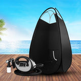 Premium HVLP Spray Tan Machine Kit with Tent and Gun - 700W Sunless Tanning System - Close-Up Angle