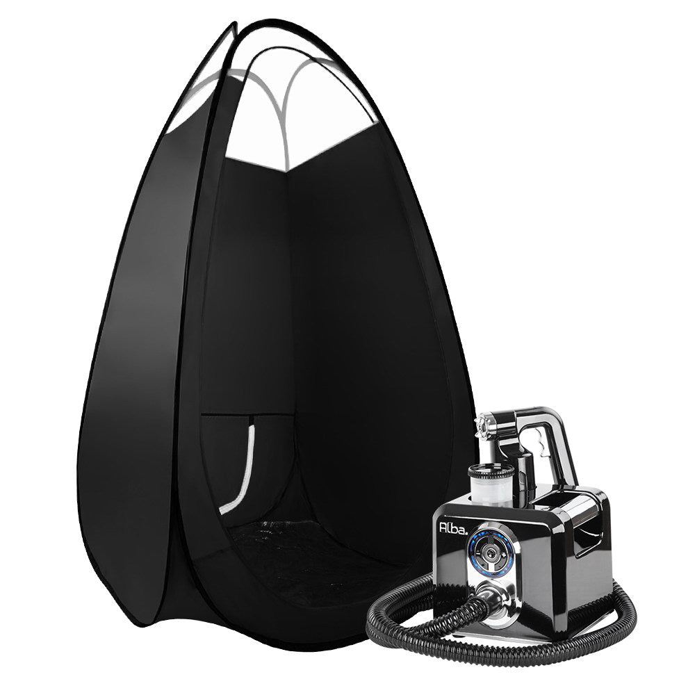 Professional HVLP Spray Tan System with Pop-Up Tent and Heating Function