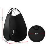 Professional HVLP Spray Tan System with Pop-Up Tent and Heating Function - Side View