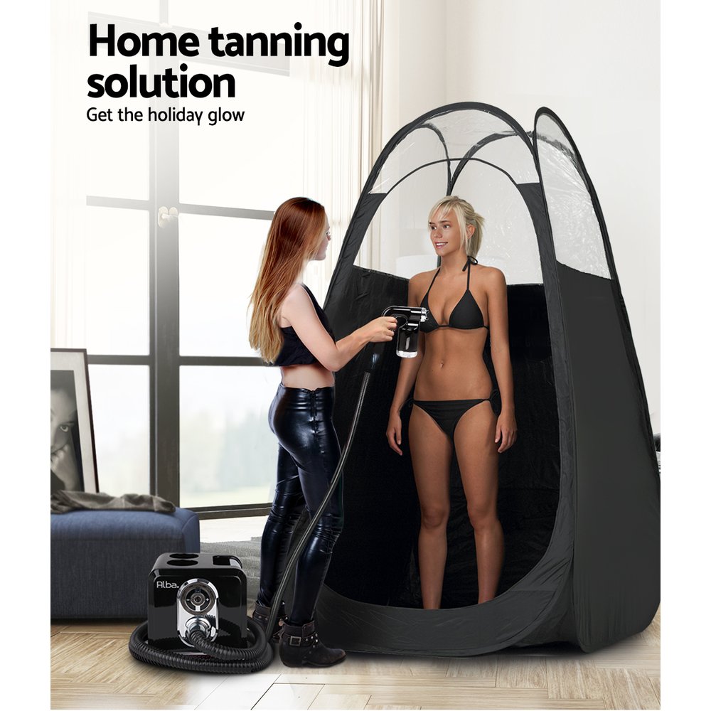 Professional HVLP Spray Tan System with Pop-Up Tent and Heating Function