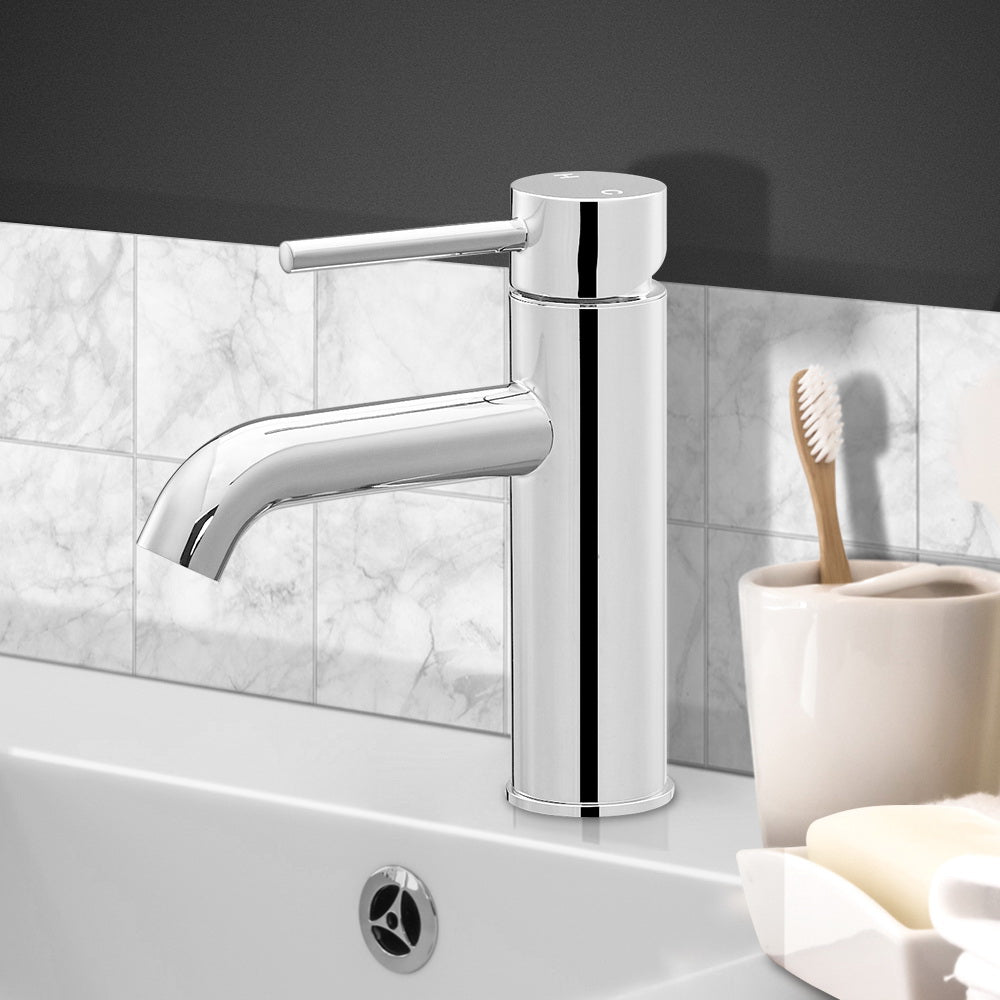 Modern Chrome Cefito Basin Mixer Tap with Drip-Free Ceramic Technology