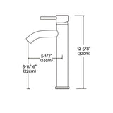 Cefito Stylish Chrome Mixer Tap for Modern Bathrooms - Side View