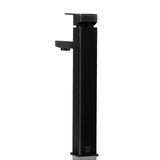 Cefito Modern Black Mixer Tap – Elegant and Sturdy Bathroom Solution - Side View